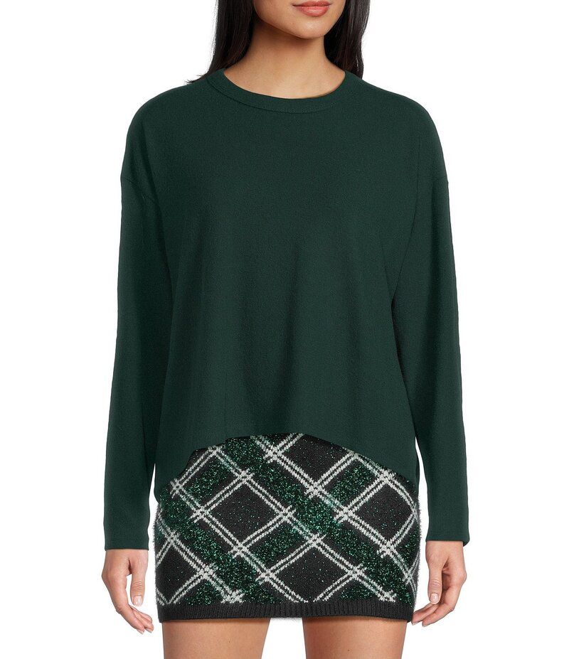 カッパーキー レディース トップス シャツ ドロップショルダー Copper Key Drop Shoulder Brushed TShirt Green グリーン