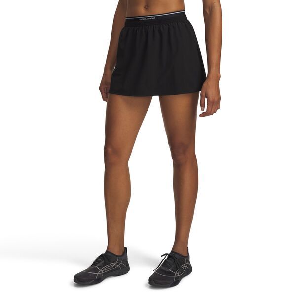 【送料無料】 アンダーアーマー レディース ハーフパンツ・ショーツ ボトムス Under Armour Womens Vanish Woven Skort Ultimate BlackMod Gray