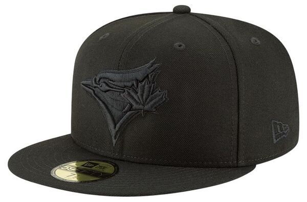 【送料無料】 ニューエラ メンズ 帽子 アクセサリー New Era Adult Toronto Blue Jays Black Alternate Basic 59Fifty Fitted Hat NoColor