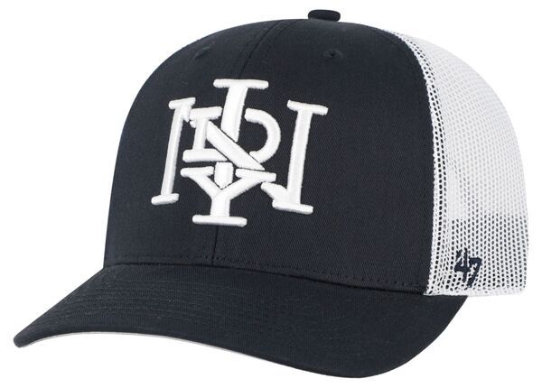 【送料無料】 フォーティーセブン メンズ 帽子 アクセサリー 47 Adult Indianapolis Indians Navy Core Adjustable Trucker Hat NoColor