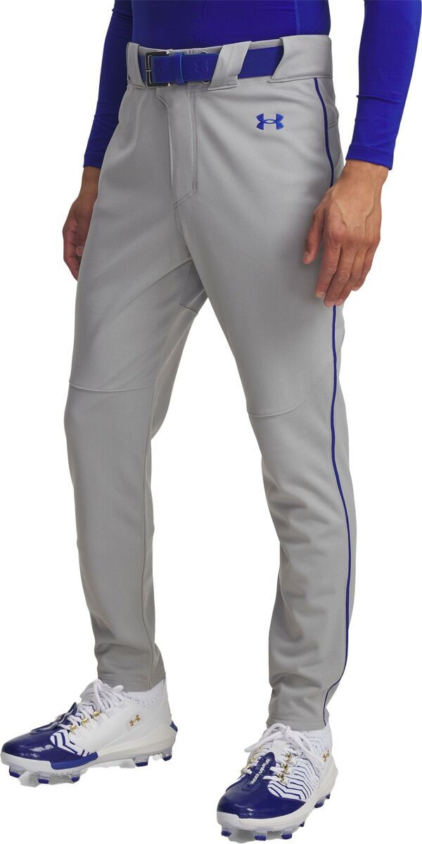 【送料無料】 アンダーアーマー メンズ カジュアルパンツ ボトムス Under Armour Mens Utility Pro Tapered Piped Baseball Pants GrayRoyal