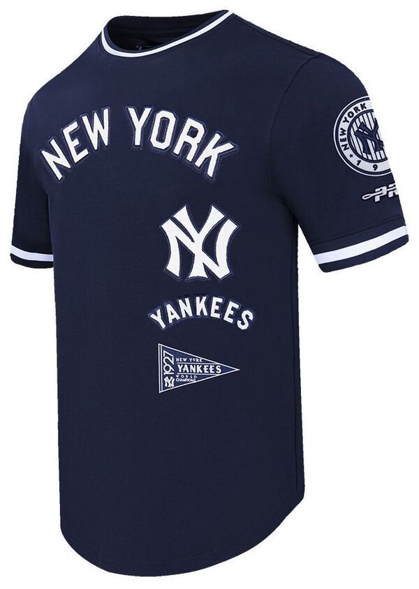 【送料無料】 プロスタンダード メンズ Tシャツ トップス Pro Standard Mens New York Yankees Navy Retro Classic Double Knit TShirt NoColor