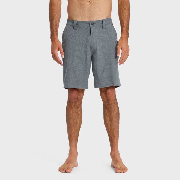 【送料無料】 クイックシルバー メンズ ハーフパンツ・ショーツ ボトムス Quiksilver Mens Union Heather Amphibian 20 Boardshorts Black