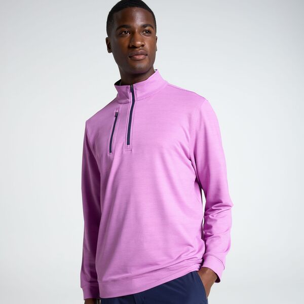 【送料無料】 ウォルターヘーゲン メンズ シャツ トップス Walter Hagen Mens Performance 11 All Season 14 Zip Amplified OrchidOrchid