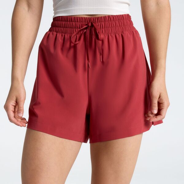 【送料無料】 DSG レディース カジュアルパンツ ボトムス DSG Womens Mid Rise Ease Short Brick Red