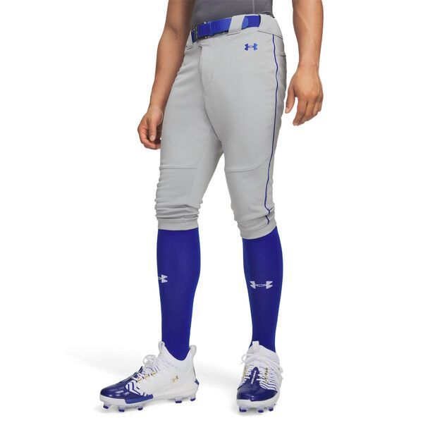【送料無料】 アンダーアーマー メンズ カジュアルパンツ ボトムス Under Armour Mens Utility Pro Knicker Piped Baseball Pants GrayRoyal