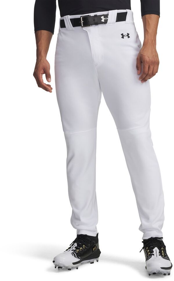 【送料無料】 アンダーアーマー メンズ カジュアルパンツ ボトムス Under Armour Mens Utility Pro Tapered Baseball Pants White