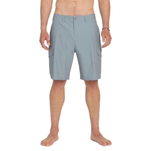 【送料無料】 クイックシルバー メンズ ハーフパンツ・ショーツ ボトムス Quiksilver Mens Waterman Legion Cargo 20 Hyrbid Shorts Frost Gray Heather
