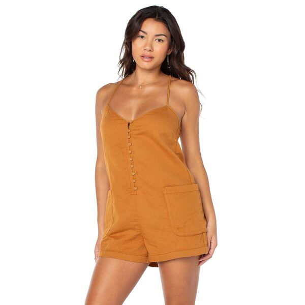 【送料無料】 ロキシー レディース シャツ トップス Roxy Womens Sea of Stars Romper Surf The Web