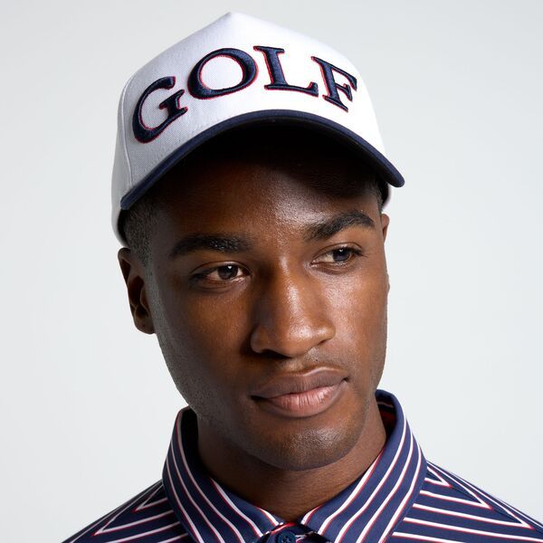 【送料無料】 ウォルターヘーゲン メンズ 帽子 アクセサリー Walter Hagen Mens Colorblock Golf Cap WhiteRedNavy