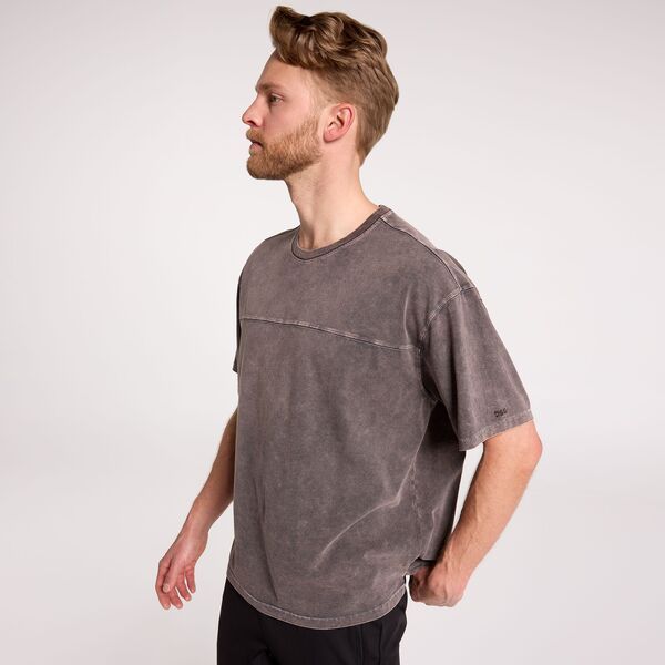【送料無料】 DSG メンズ Tシャツ トップス DSG Mens Stacked Hem Performance Cotton Tee Dark Gray