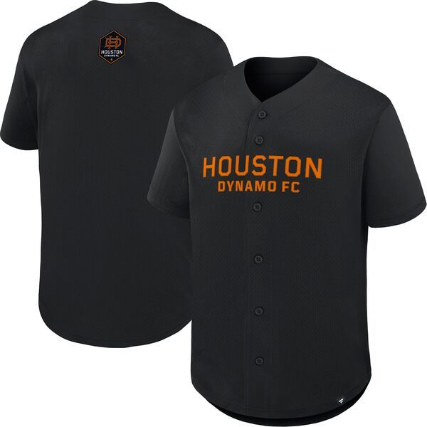 【送料無料】 ファナティクス レディース シャツ トップス MLS Adult Houston Dynamo Black Baseball Jersey NoColor