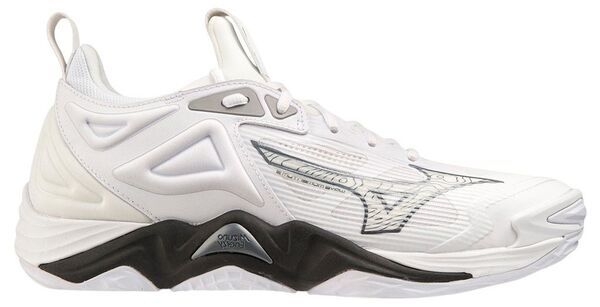 【送料無料】 ミズノ メンズ スニーカー シューズ Mizuno Mens Wave Momentum 3 Volleyball Shoes WhiteBlack