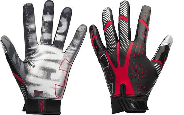 【送料無料】 アンダーアーマー メンズ 手袋 アクセサリー Under Armour Adult Click Clack Receiver Football Gloves Grey