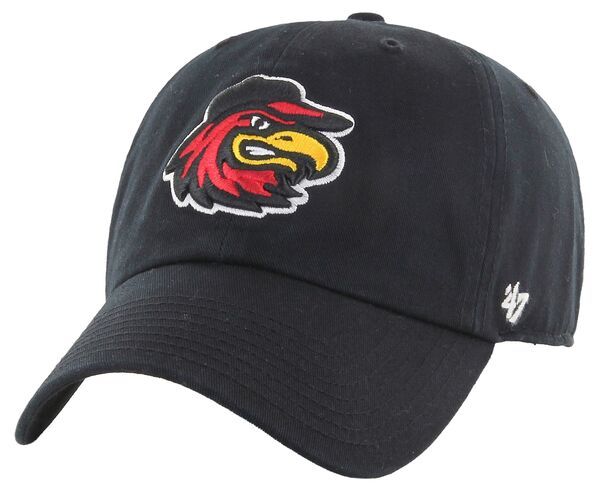 【送料無料】 フォーティーセブン メンズ 帽子 アクセサリー 47 Adult Rochester Red Wings Black Core Clean Up Adjustable Hat NoColor