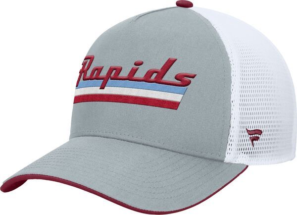 【送料無料】 ファナティクス レディース 帽子 アクセサリー MLS Adult Colorado Rapids Gray Wordmark Adjustable Trucker Hat NoColor