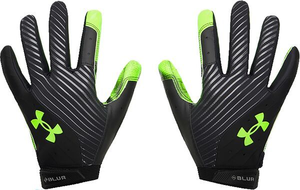 【送料無料】 アンダーアーマー メンズ 手袋 アクセサリー Under Armour Adult Justin Jefferson PE Going Dark Receiver Gloves BlackGreen