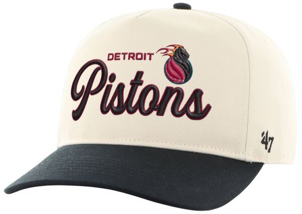 【送料無料】 フォーティーセブン レディース 帽子 アクセサリー 47 Adult Detroit Pistons Off White Hardwood Classic Assemble Hitch Adjustable Hat NoColor