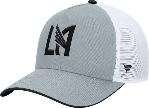 【送料無料】 ファナティクス メンズ 帽子 アクセサリー MLS Adult Los Angeles FC Gray Wordmark Adjustable Trucker Hat NoColor