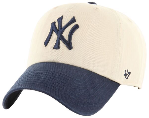 【送料無料】 フォーティーセブン メンズ 帽子 アクセサリー 47 Adult New York Yankees Cream Two Tone Clean Up Adjustable Hat NoColor 9,975円