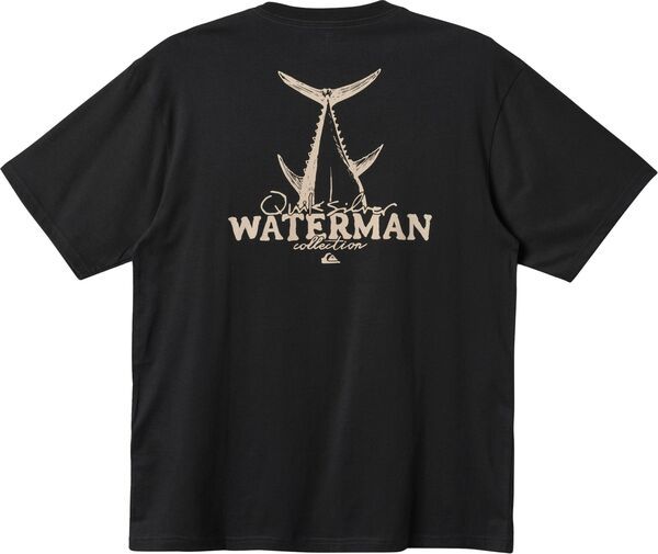 【送料無料】 クイックシルバー メンズ Tシャツ トップス Quiksilver Mens Waterman Core Fisherman Screen TShirt Phantom