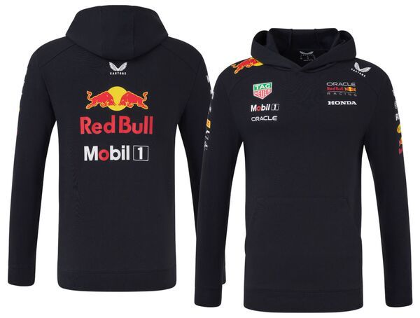 【送料無料】 カストル メンズ パーカー・スウェット アウター Castore Mens Redbull Racing F1 Navy Pullover Hoodie NoColor