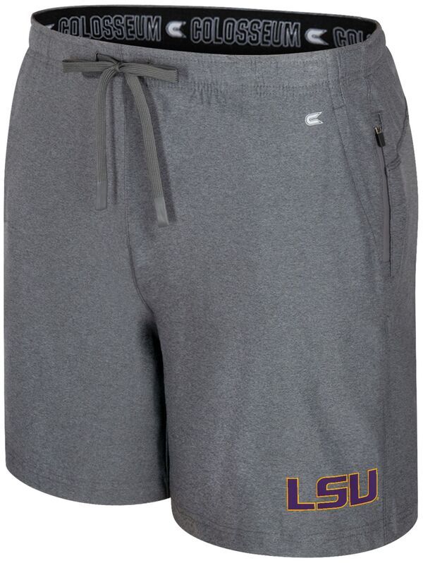 【送料無料】 コロシアム メンズ ハーフパンツ・ショーツ ボトムス Colosseum Mens LSU Tigers Charcoal Gurney Shorts NoColor