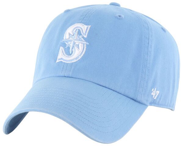 【送料無料】 フォーティーセブン メンズ 帽子 アクセサリー 47 Adult Seattle Mariners Light Blue Clean Up Adjustable Hat NoColor