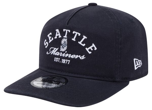 【送料無料】 ニューエラ メンズ 帽子 アクセサリー New Era Adult Seattle Mariners Navy 19Twenty Stacked Adjustable Hat NoColor