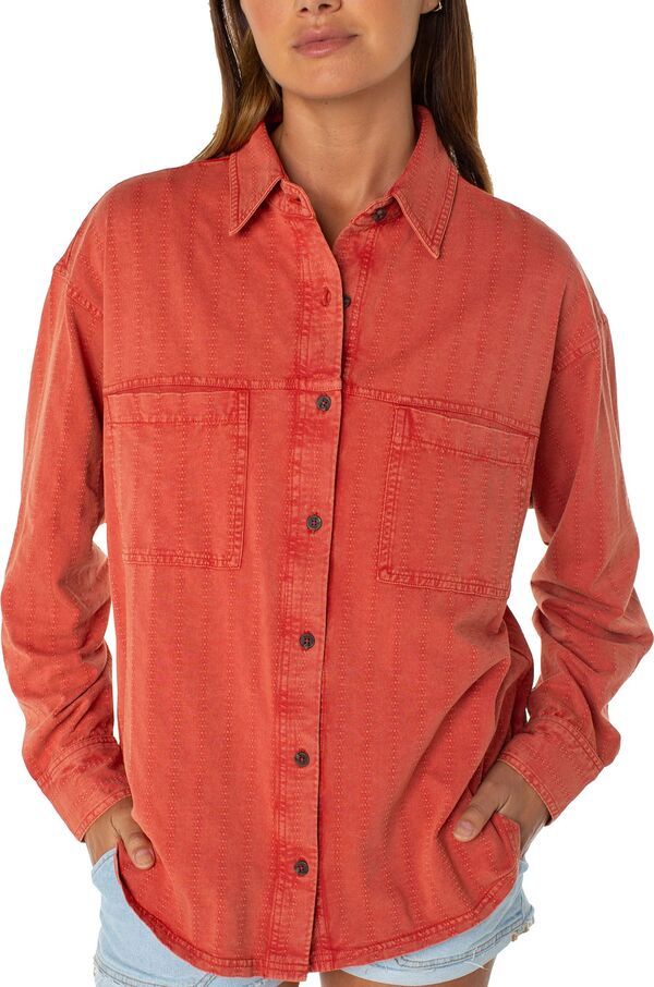 【送料無料】 ロキシー レディース シャツ トップス Roxy Womens Sandpiper Button Up Cinnebar