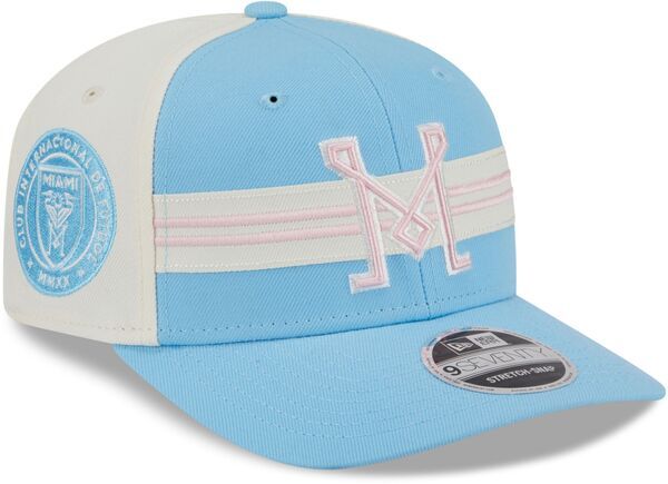 【送料無料】 ニューエラ レディース 帽子 アクセサリー New Era Adult Inter Miami CF 2025 Light Blue Jersey Hook Third 9Seventy Adjustable StretchSnap Hat No