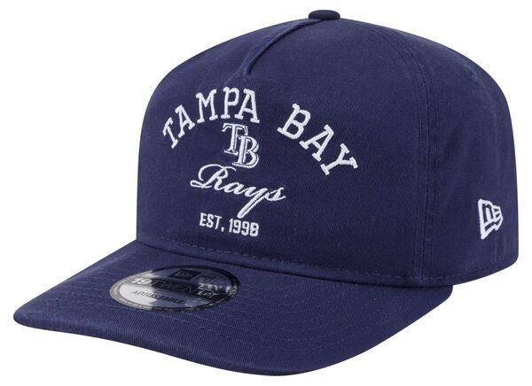 【送料無料】 ニューエラ レディース 帽子 アクセサリー New Era Adult Tampa Bay Rays Navy 19Twenty Stacked Adjustable Hat NoColor