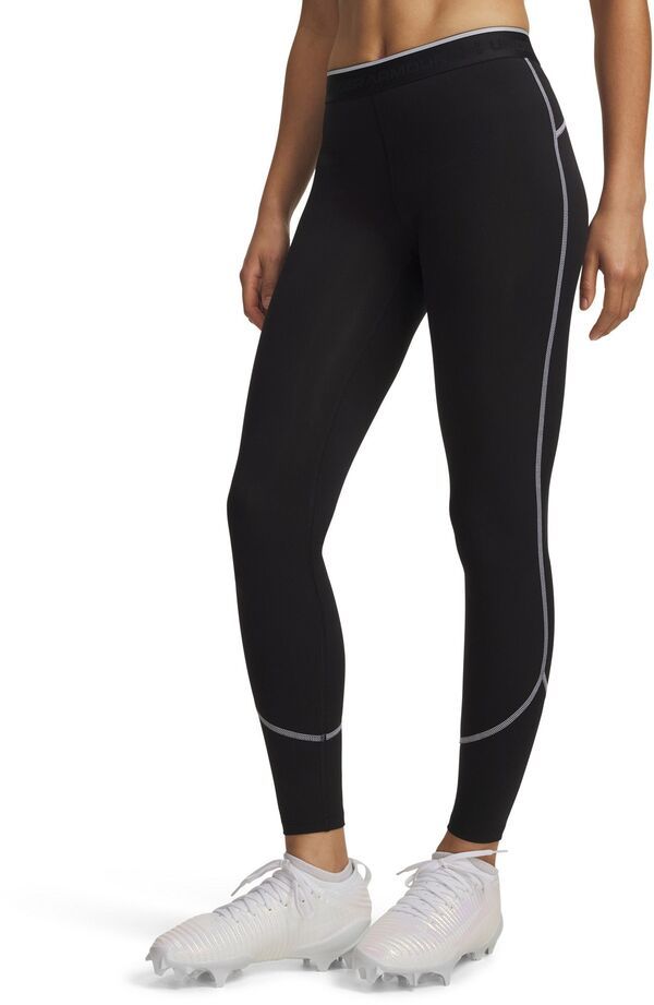 【送料無料】 アンダーアーマー レディース レギンス ボトムス Under Armour Womens HeatGear Elite Leggings Ultimate BlackReflective