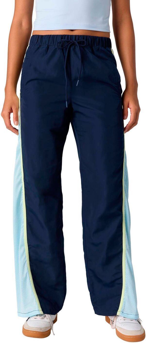 【送料無料】 フリーピープル レディース カジュアルパンツ ボトムス FP Movement Womens Retro Rider Mesh Pants Midnight Navy Combo