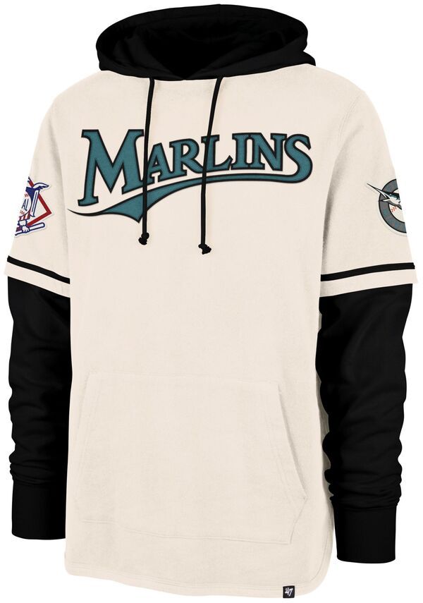 【送料無料】 フォーティーセブン メンズ ハーフパンツ・ショーツ ボトムス 47 Mens Miami Marlins Cream Trifecta Shortstop Pullover NoColor