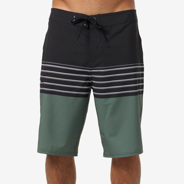 【送料無料】 オニール メンズ ハーフパンツ・ショーツ ボトムス ONeill Mens Hyperfreak Heat Stripe 21 Boardshorts Dark Olive