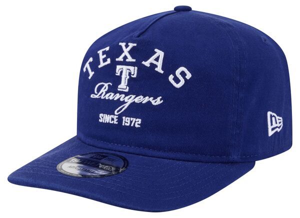 【送料無料】 ニューエラ メンズ 帽子 アクセサリー New Era Adult Texas Rangers Blue 19Twenty Stacked Adjustable Hat NoColor