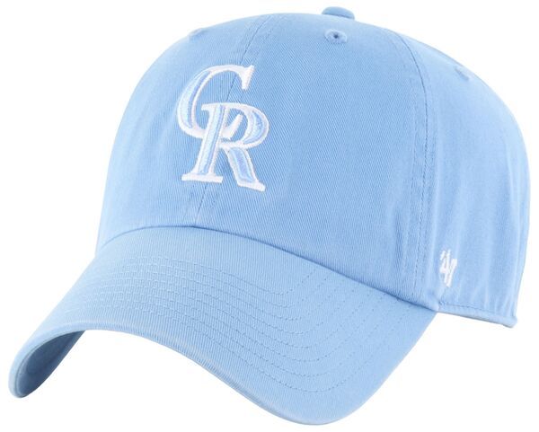 【送料無料】 フォーティーセブン レディース 帽子 アクセサリー 47 Adult Colorado Rockies Light Blue Clean Up Adjustable Hat NoColor