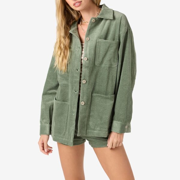 【送料無料】 オニール レディース シャツ トップス ONeill Womens Langford Shacket Sea Spray