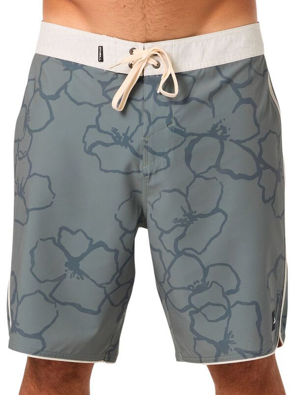 【送料無料】 オニール メンズ ハーフパンツ・ショーツ ボトムス ONeill Mens Hyperfreak Mysto Scallop 19 Board Shorts MULLED BASIL