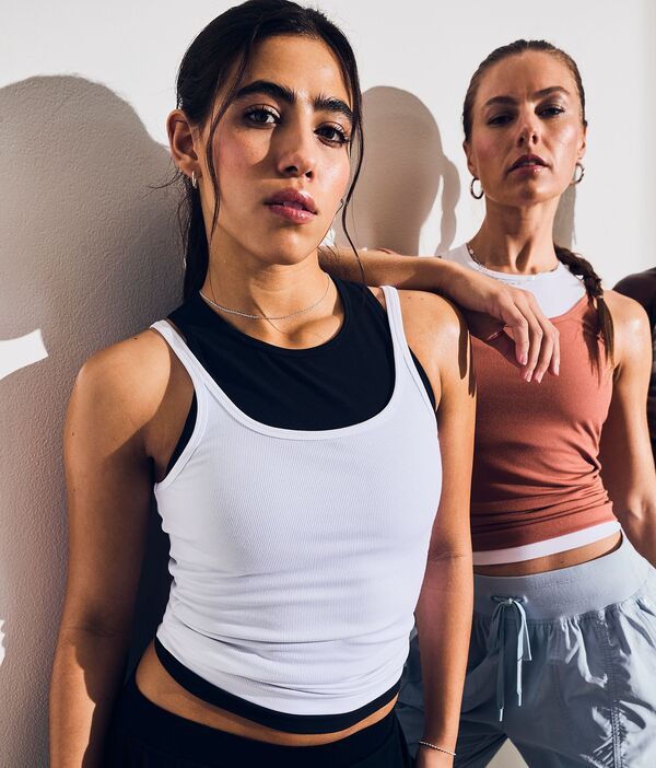 【送料無料】 キャリー レディース シャツ トップス CALIA Womens Everyday Rib Cami Pure White