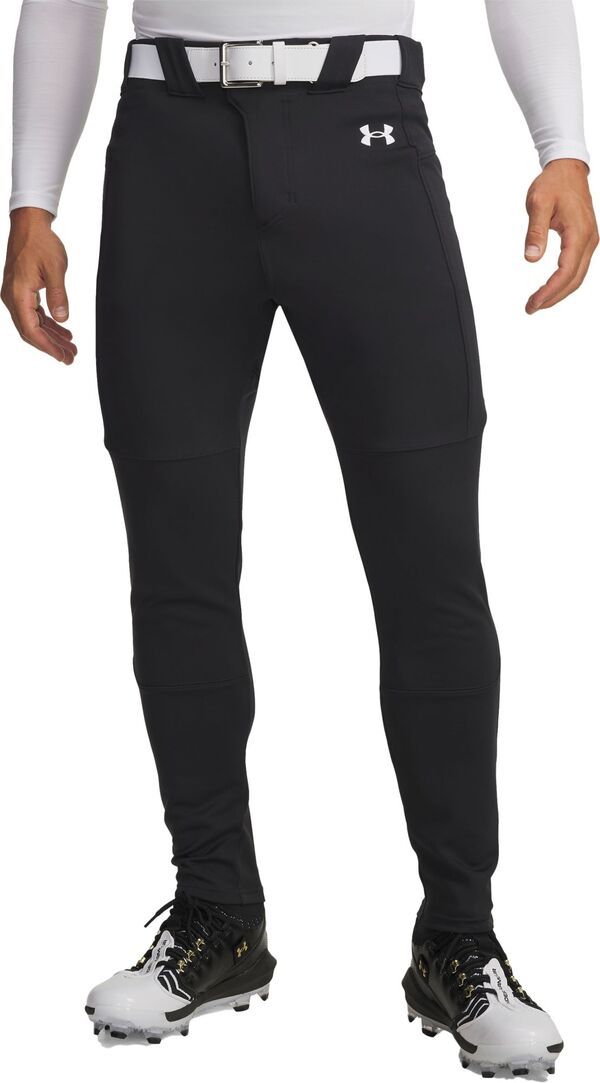 【送料無料】 アンダーアーマー メンズ カジュアルパンツ ボトムス Under Armour Mens Utility Elite Tapered Baseball Pants Black