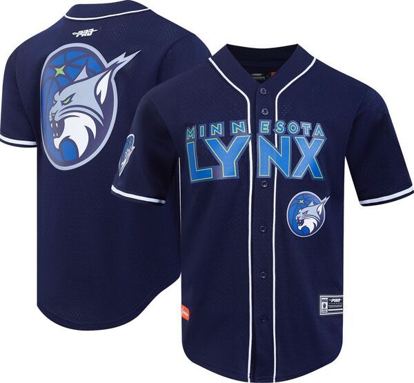 【送料無料】 プロスタンダード メンズ シャツ トップス Pro Standard Mens Minnesota Lynx Mesh Navy ButtonDown Jersey NoColor