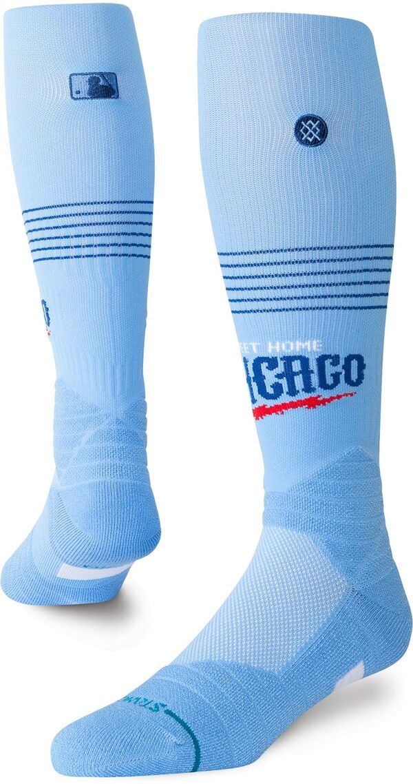 【送料無料】 スタンス レディース 靴下 アンダーウェア Stance Adult Chicago Cubs City Connect 2025 Alternate Over the Calf Crew Socks NoColor