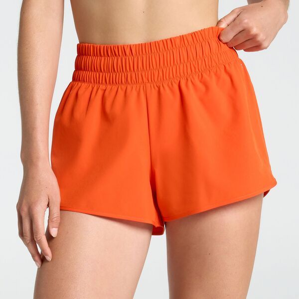 【送料無料】 DSG レディース ハーフパンツ・ショーツ ボトムス DSG Womens Updated High Rise Stride Short Orange