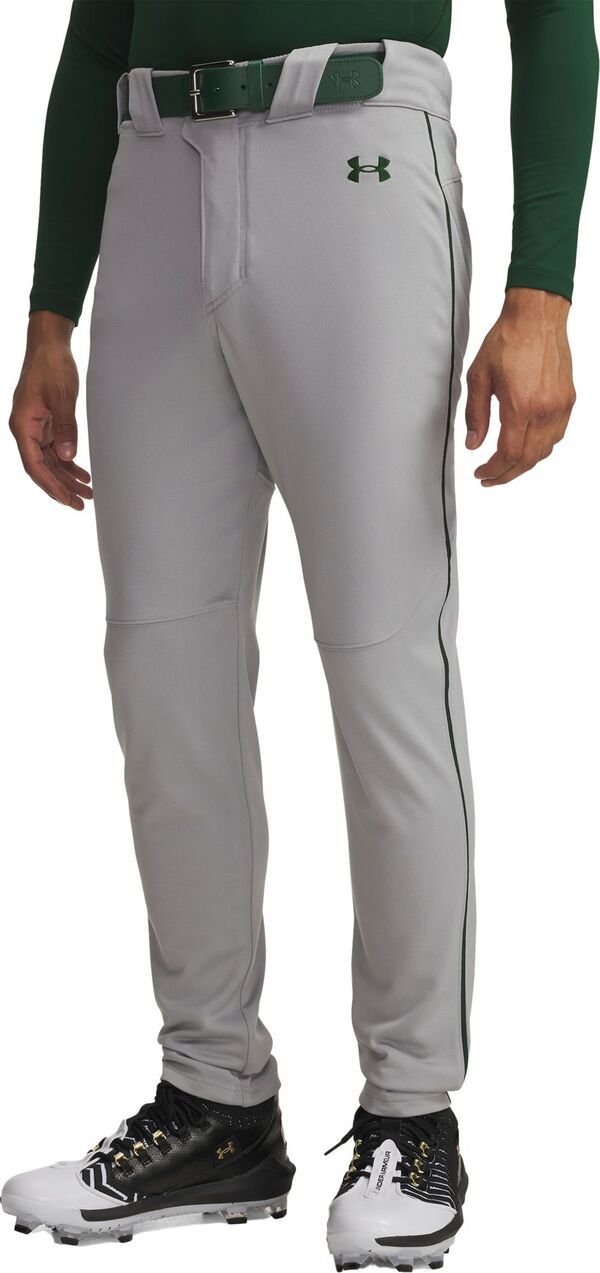 【送料無料】 アンダーアーマー メンズ カジュアルパンツ ボトムス Under Armour Mens Utility Pro Tapered Piped Baseball Pants GrayGreen