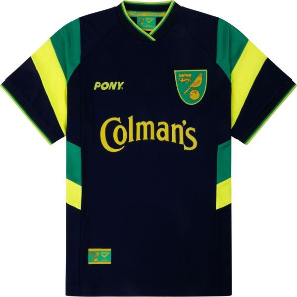 【送料無料】 ポニー メンズ シャツ トップス Pony Adult Norwich City FC 19971999 Vintage Third Jersey NoColor