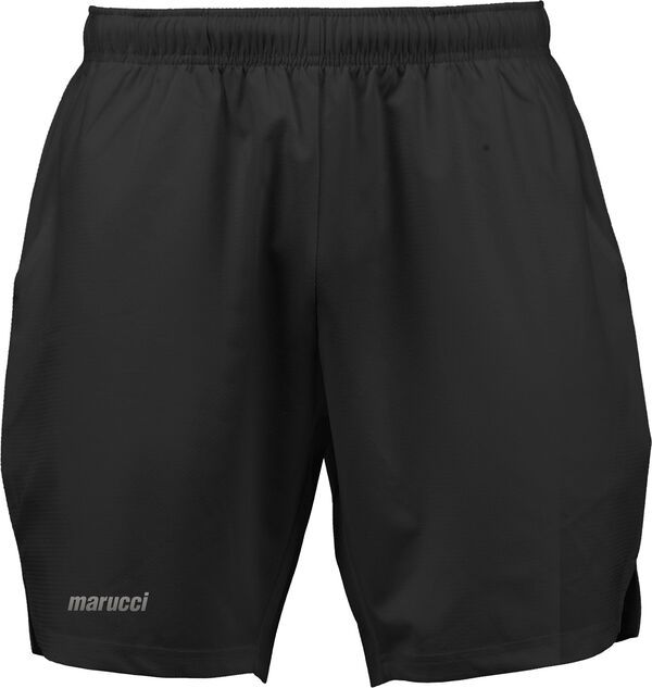 【送料無料】 マルーシ メンズ ハーフパンツ・ショーツ ボトムス Marucci Mens Rival Training Shorts Black
