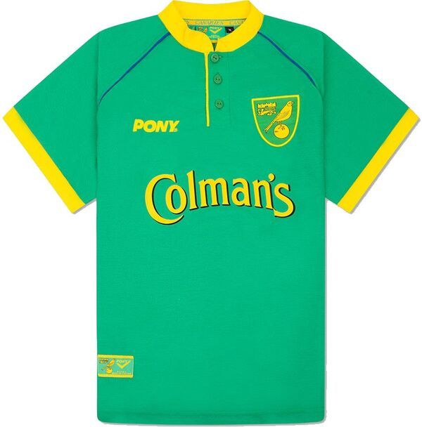 【送料無料】 ポニー メンズ シャツ トップス Pony Adult Norwich City FC 19971999 Vintage Away Jersey NoColor