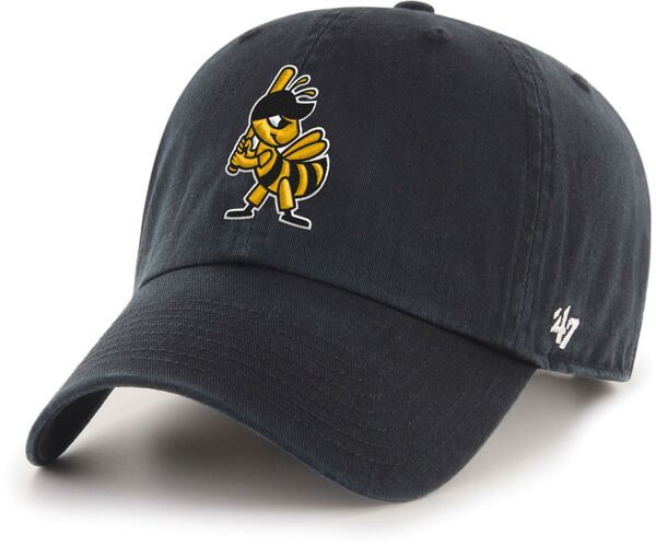 【送料無料】 フォーティーセブン メンズ 帽子 アクセサリー 47 Adult Salt Lake Bees Black Clean Up Adjustable Hat NoColor